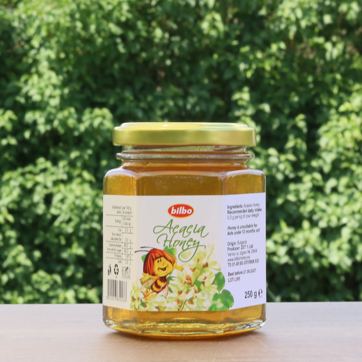Bilbo surovi akacijev med • 250 g