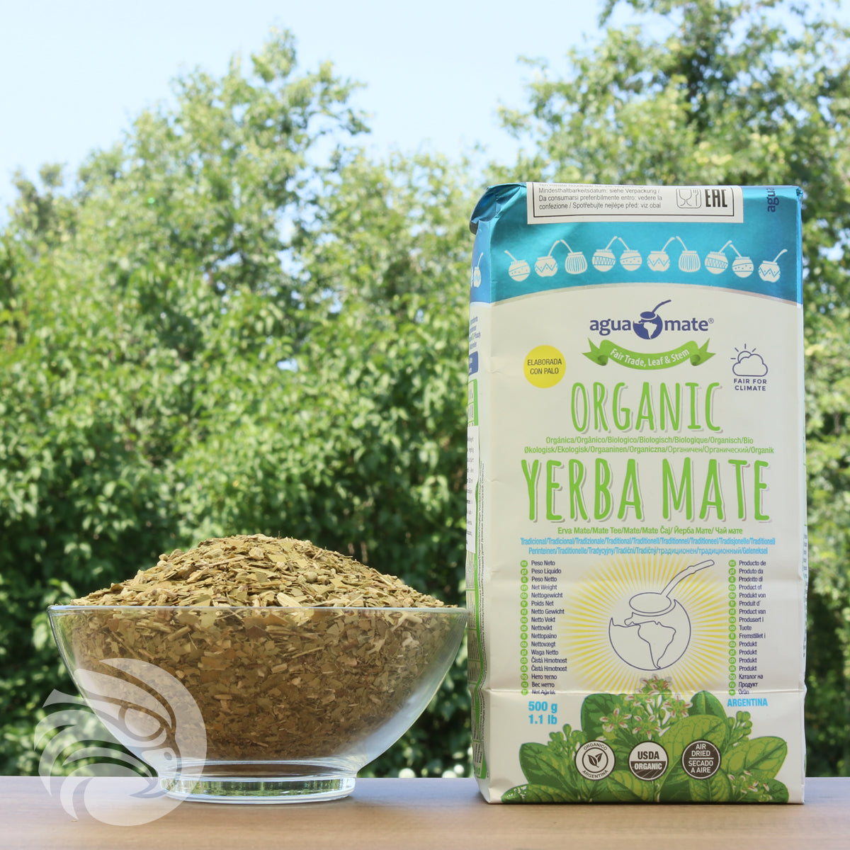 Aguamate organska yerba mate • Elaborada con palo • 500 g