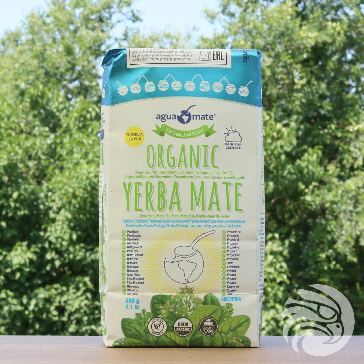 Aguamate organska yerba mate • Elaborada con palo • 500 g