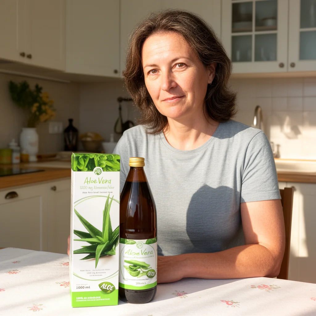 Mannavita Aloe vera, 100% čisti stisnjeni sok • 1000 ml
