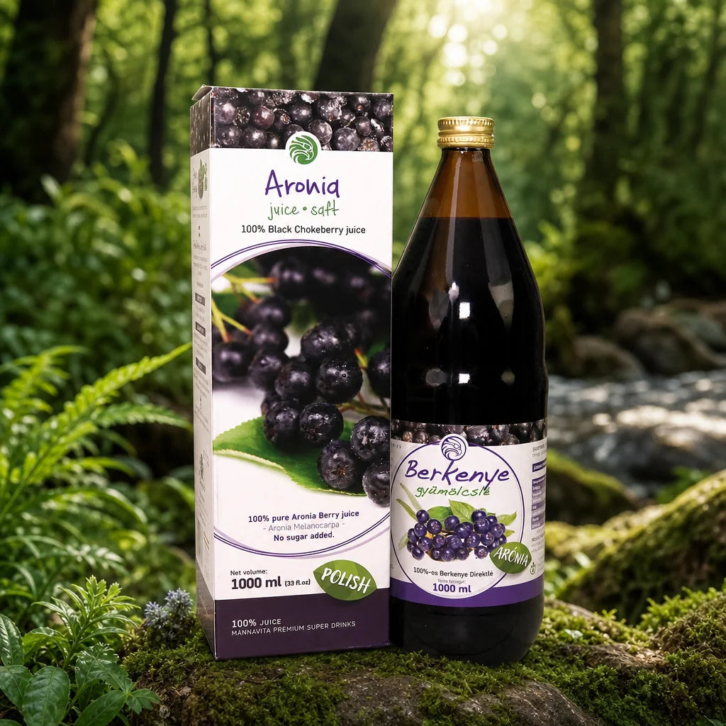 Mannavita Aronija, 100% čisti stisnjeni sok • 1000 ml