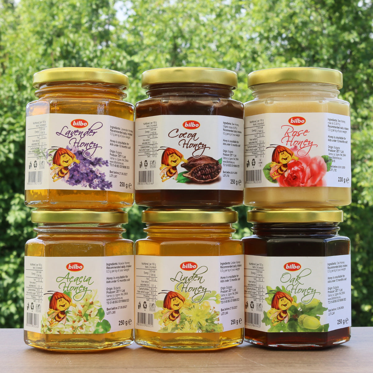 Bilbo surovi beli med • 230 g