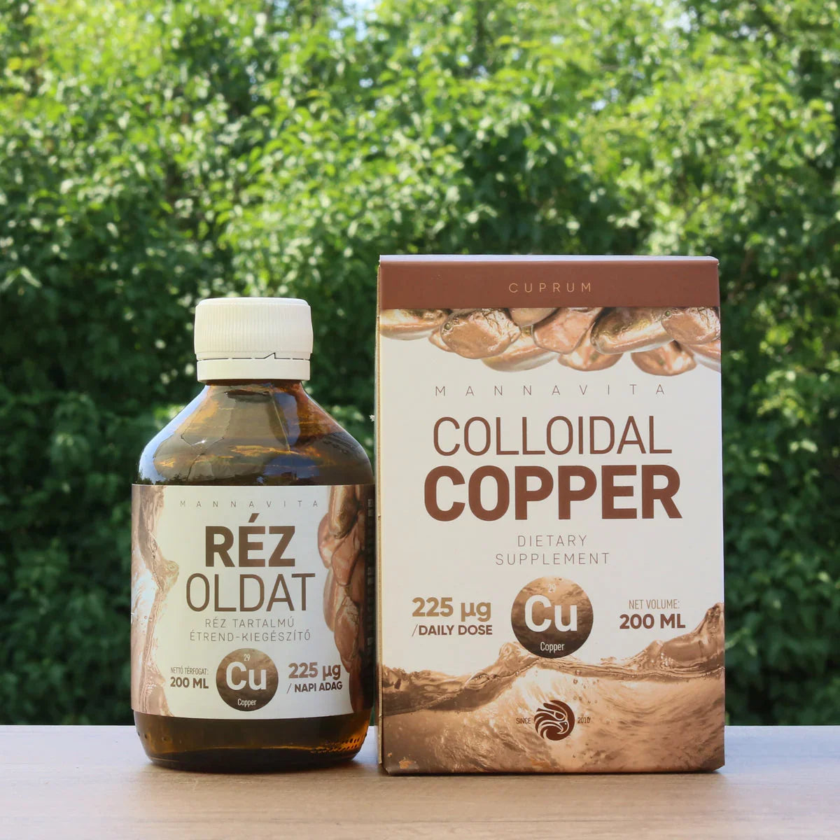 Mannavita Colloidal Copper 225µg / daily dose • 200 ml - Mannavita