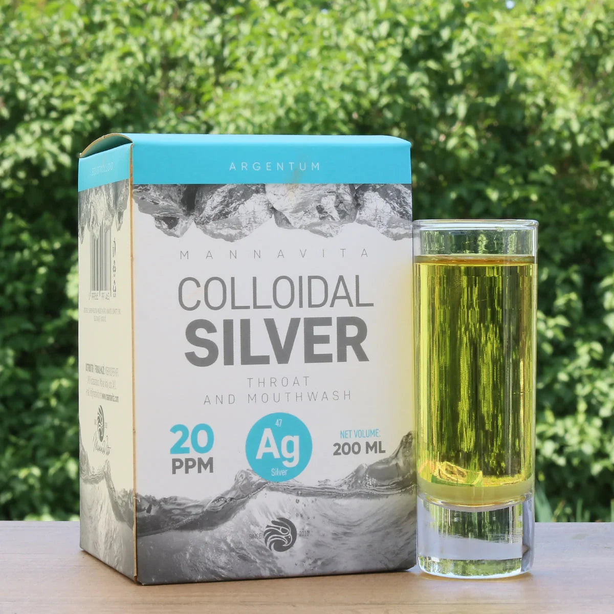 Mannavita Colloidal Silver 20 PPM • 200 ml - Mannavita