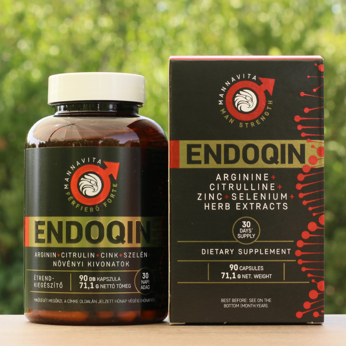 ENDOQIN moč za moške forte • 90 kapsul
