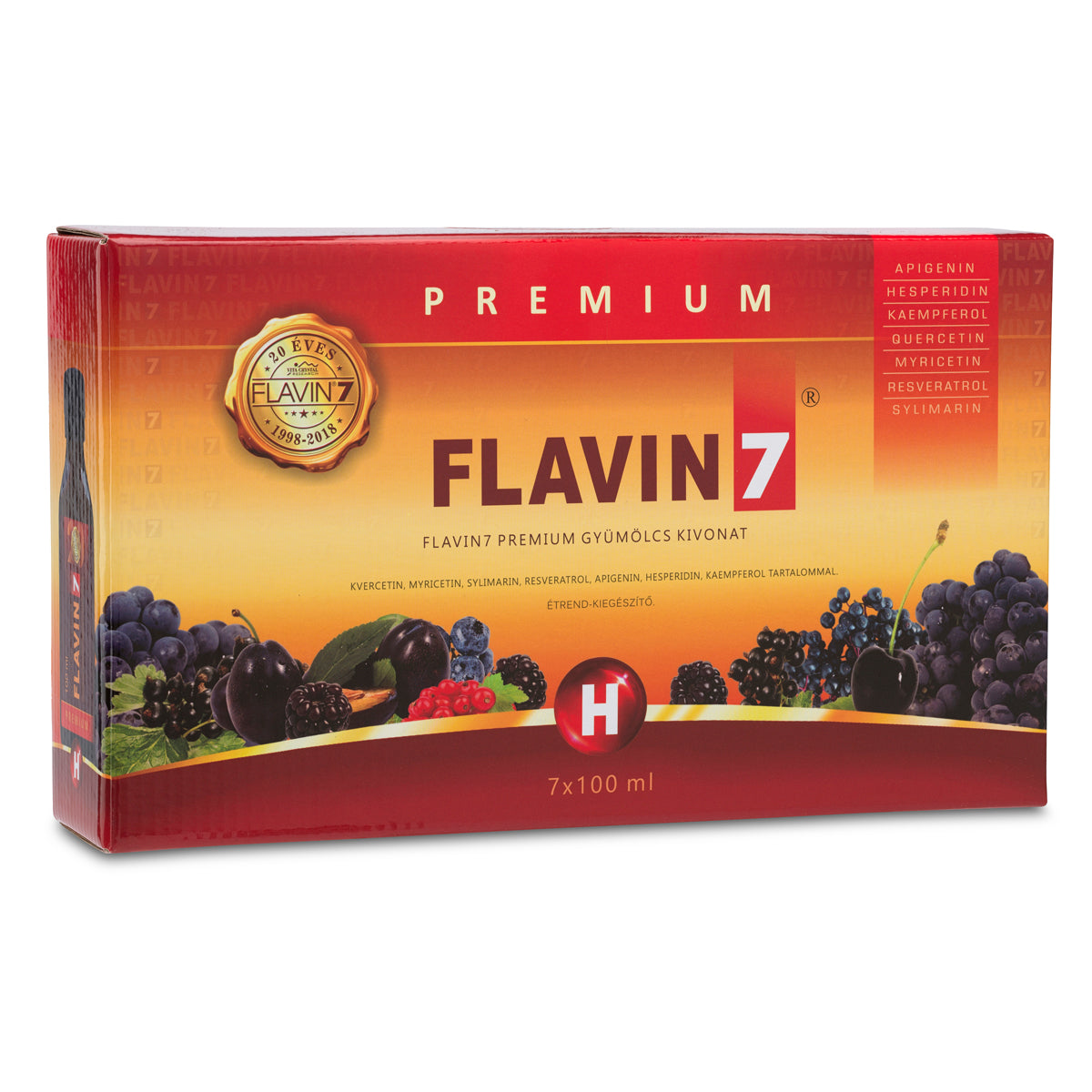 Flavin7 premium kompleks bioflavonoidov • 7 x 100 ml