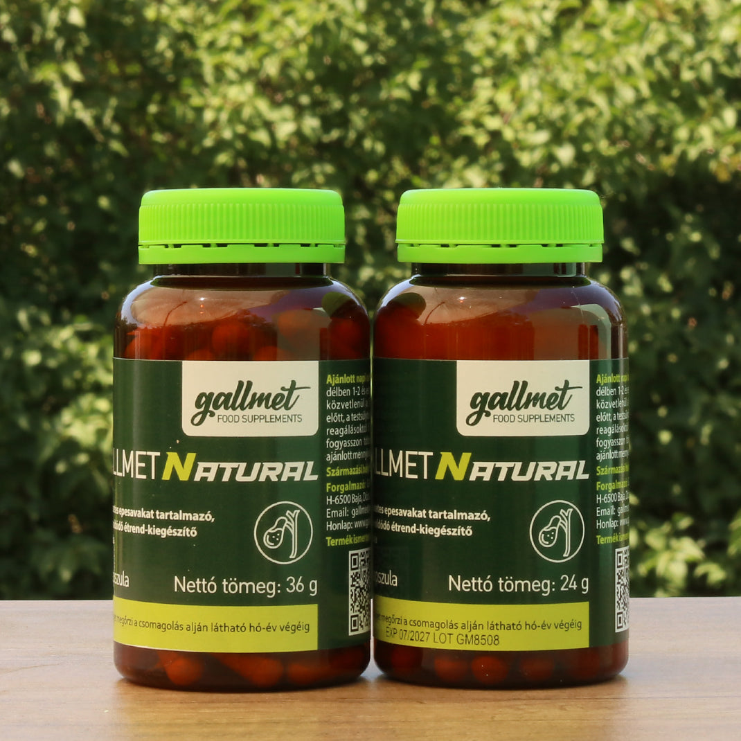 Gallmet Natural kapsule z žolčnimi kislinami • 60 kosov
