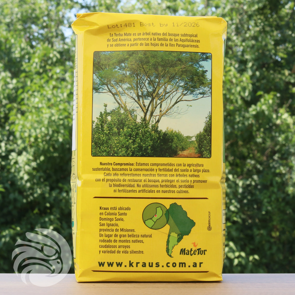 Čaj yerba mate Kraus • Silvestre, META • 500 g