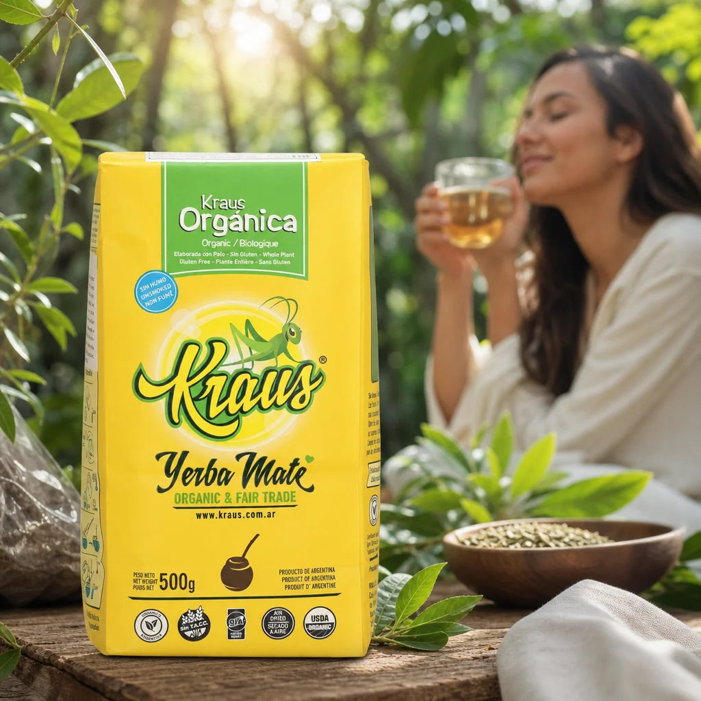 Kraus yerba mate • Gaucho, Sin palo - Brez stebel • 500 g