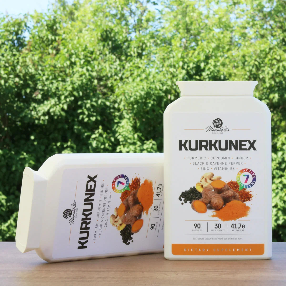 KURKUNEX turmeric extract complex • 90 capsules - Mannavita