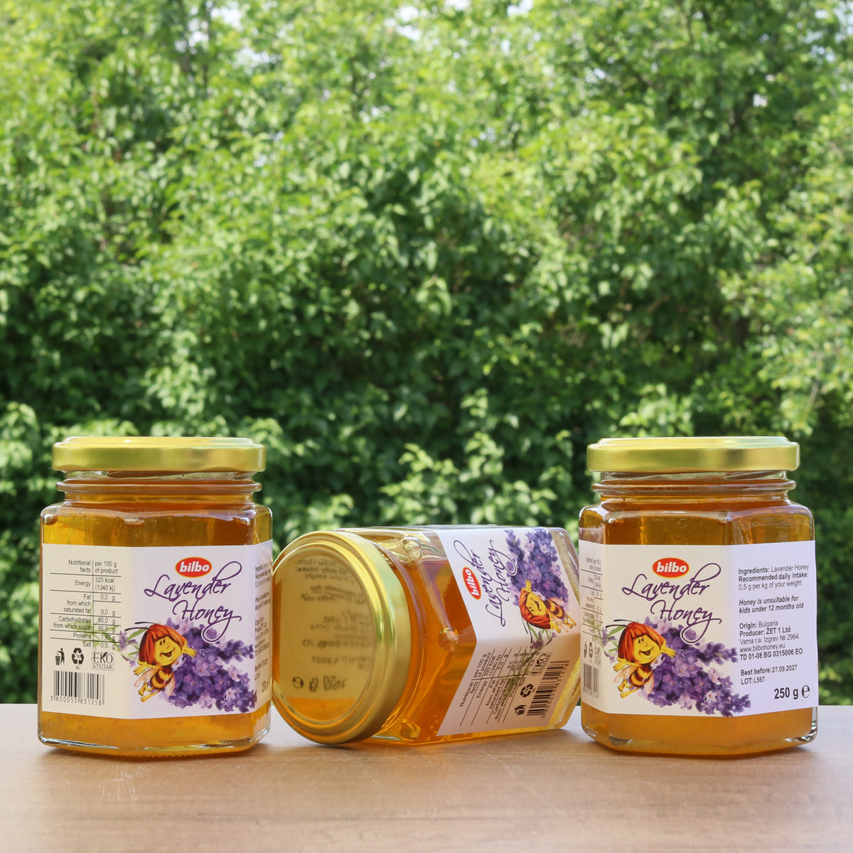 Bilbo surov sivkin med • 250 g