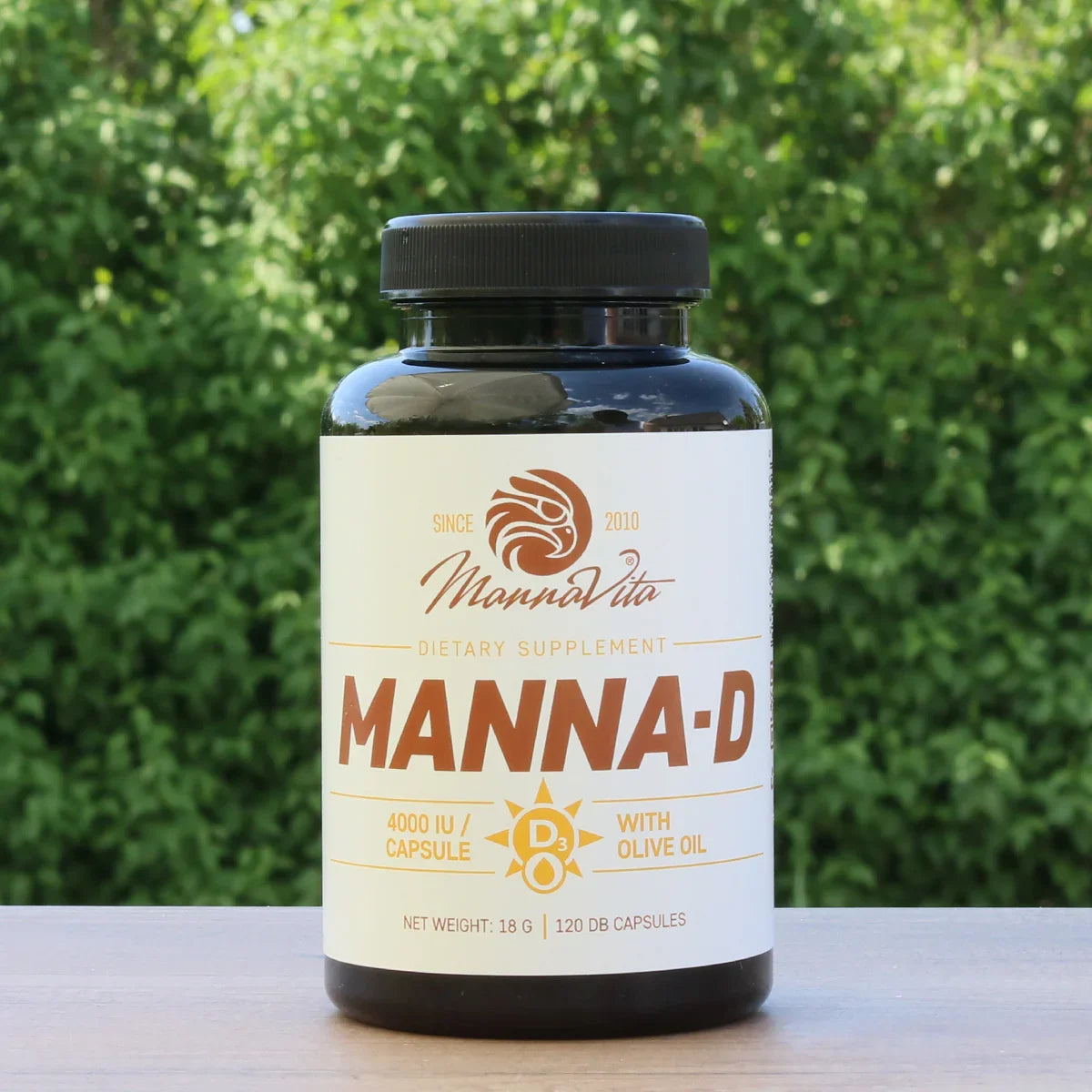 MANNA-D D3 Vitamin in olive oil 4000 IU • 120 capsules - Mannavita