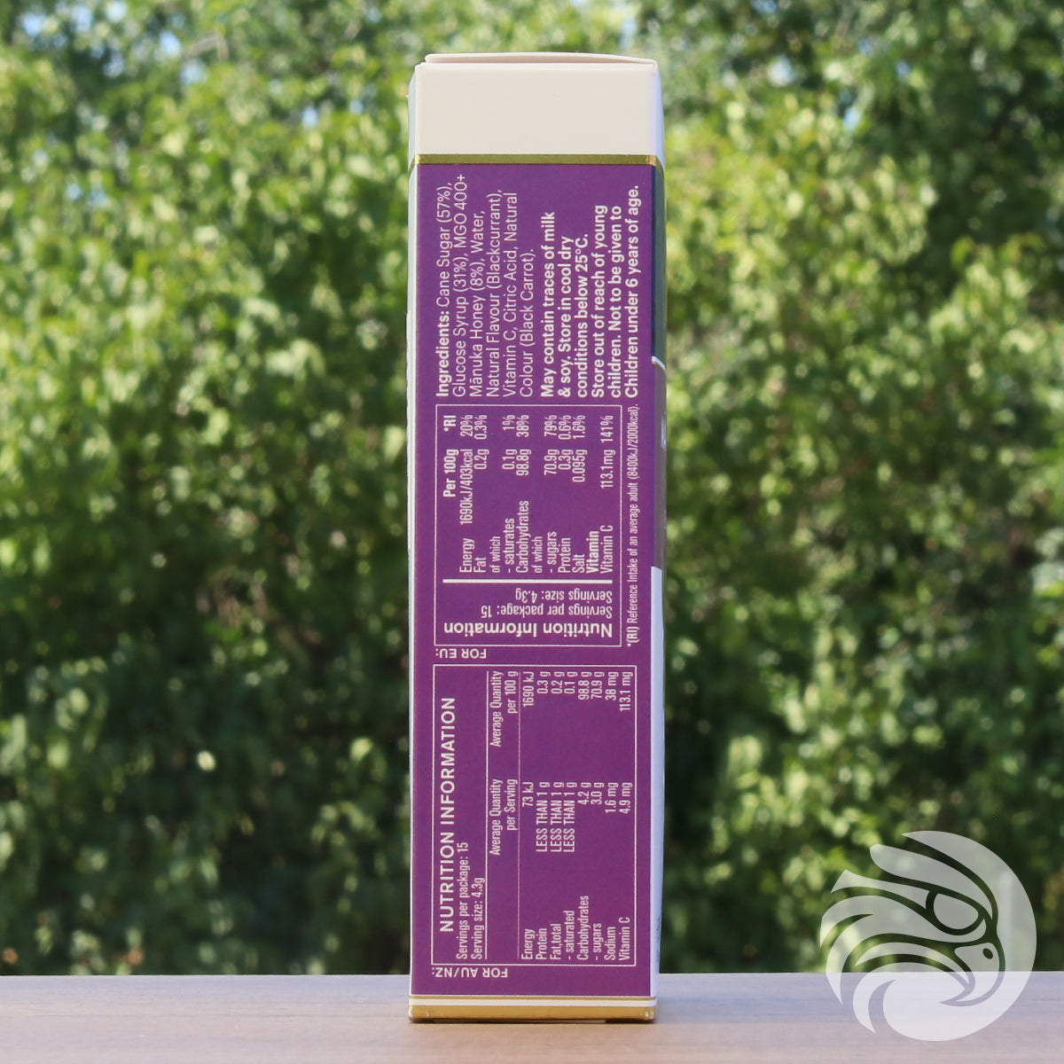 Pastile z manuka medom in črnim ribezom • 15 kos.