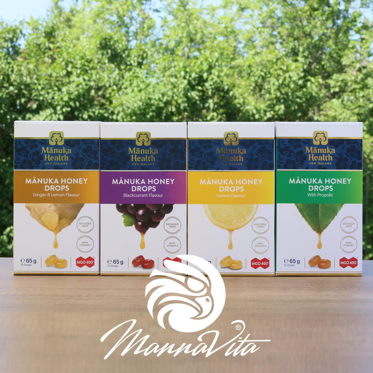 Pastile z manuka medom in črnim ribezom • 15 kos.