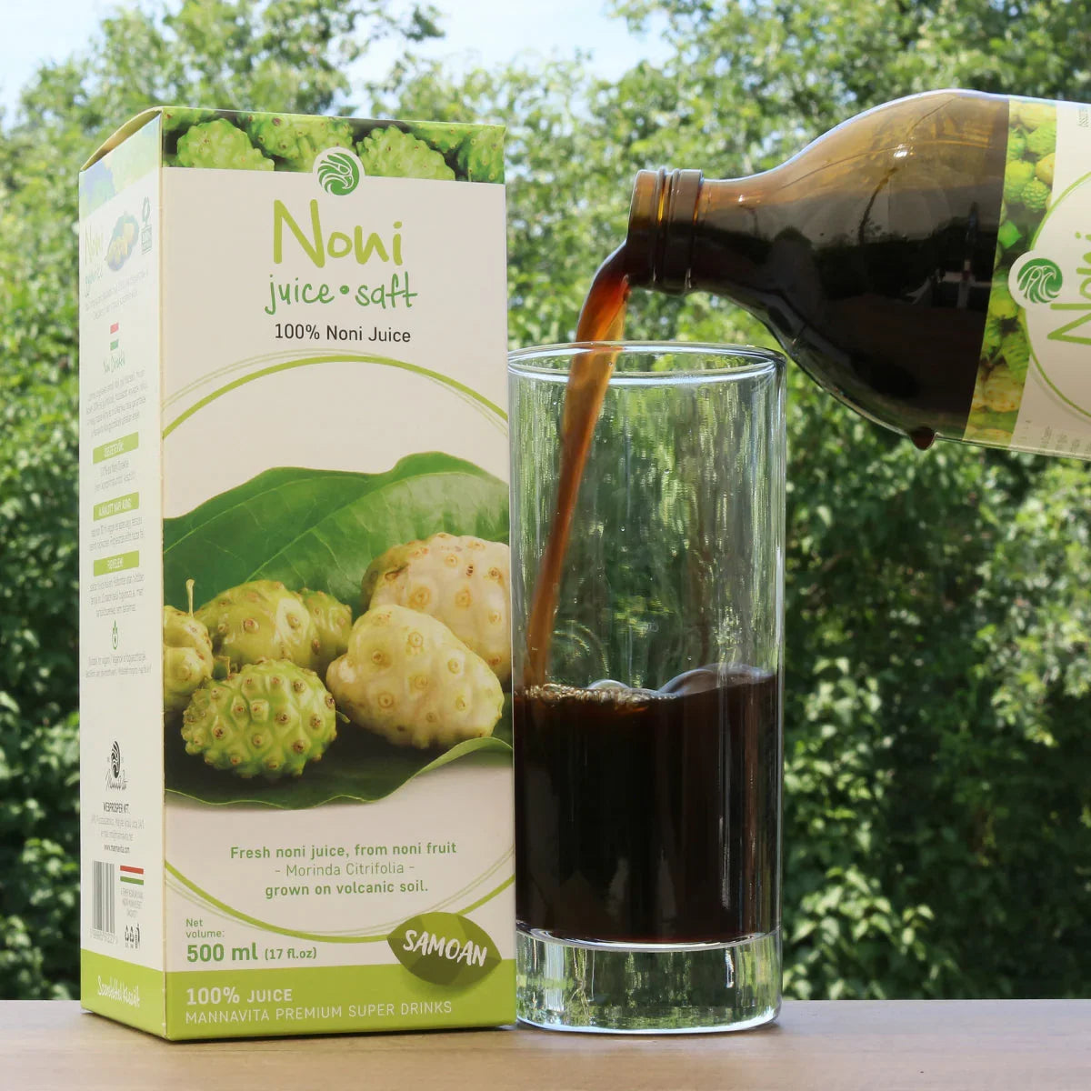 Mannavita Noni 100% pure pressed juice • 500 ml - Mannavita