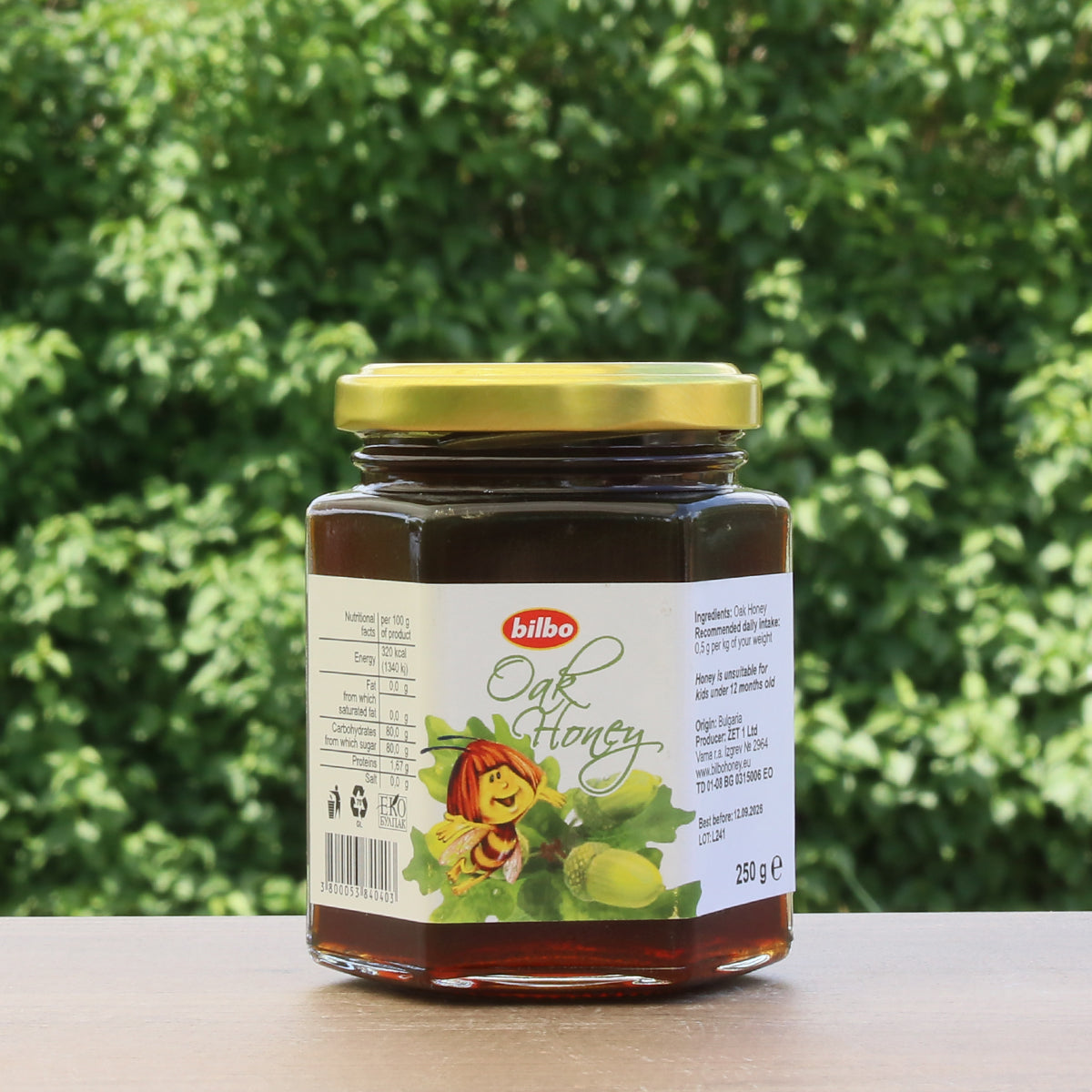 Bilbo surov hrastov med • 250 g