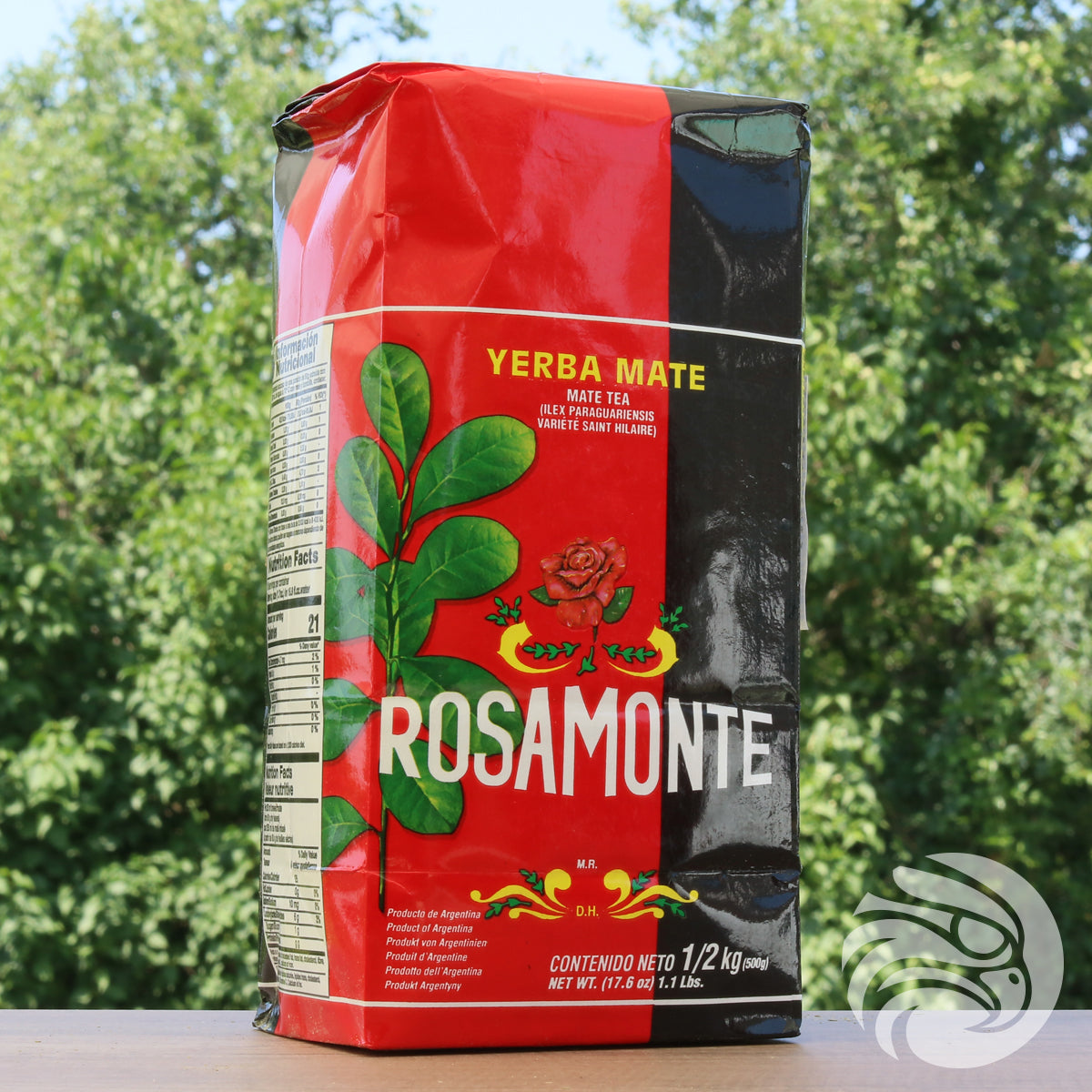 Čaj yerba mate Rosamonte • Elaborada con palo • 500 g