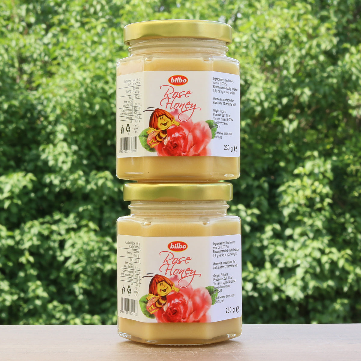 Bilbo surov rožni med • 230 g