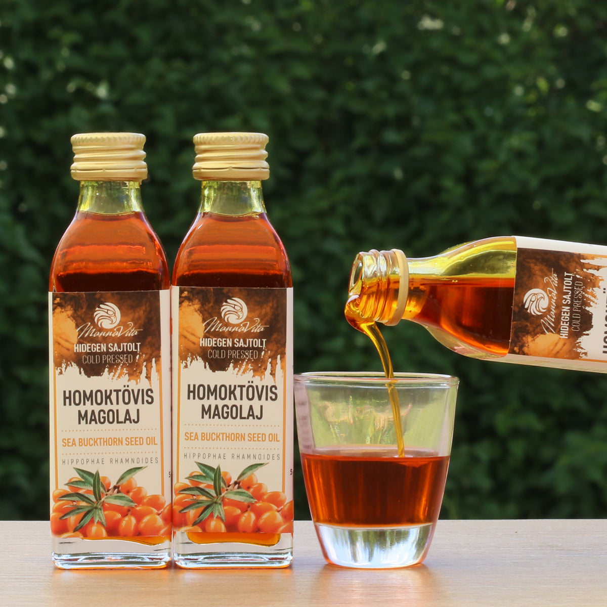 Mannavita madžarsko hladno stiskano olje iz semen rakitovca • 40 ml