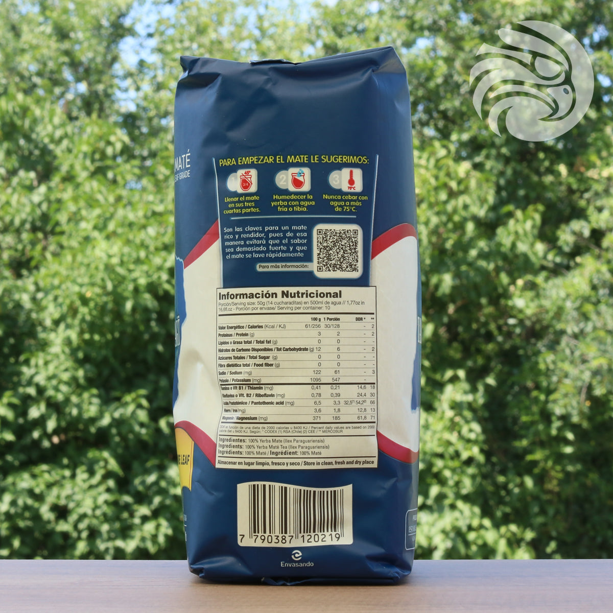 Čaj yerba mate Taragüi • Čisti listi – brez pecljev • 500 g