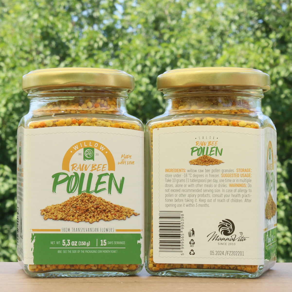 Mannavita surov Vrbov cvetni prah • 150g