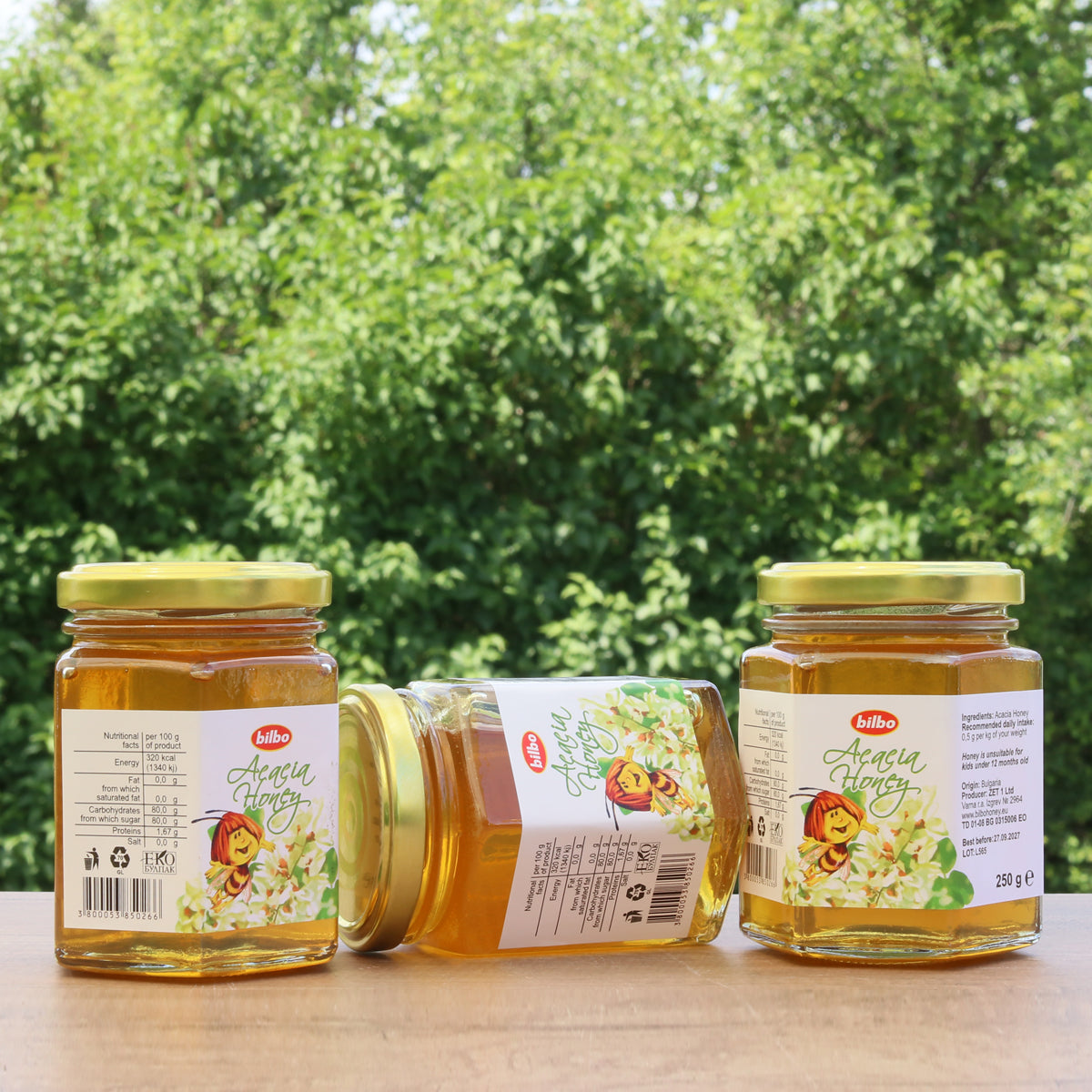 Bilbo surovi akacijev med • 250 g