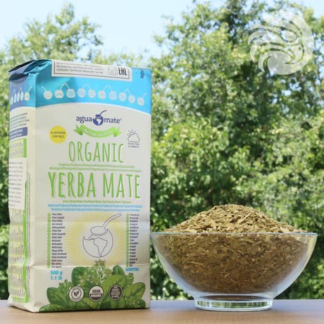 Aguamate organska yerba mate • Elaborada con palo • 500 g