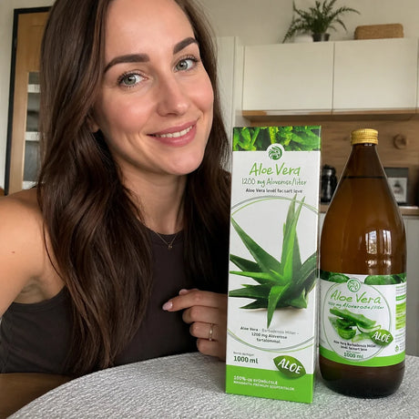 Mannavita Aloe vera, 100% čisti stisnjeni sok • 1000 ml