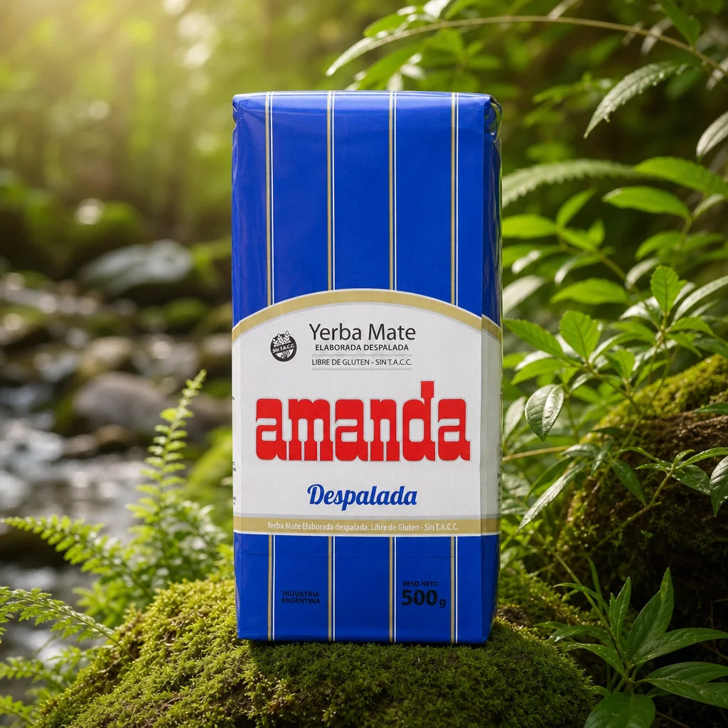 Čaj Amanda yerba mate • Brez stebel – sin palo • 500 g