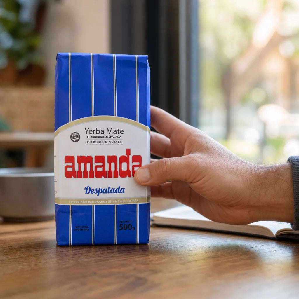 Čaj Amanda yerba mate • Brez stebel – sin palo • 500 g