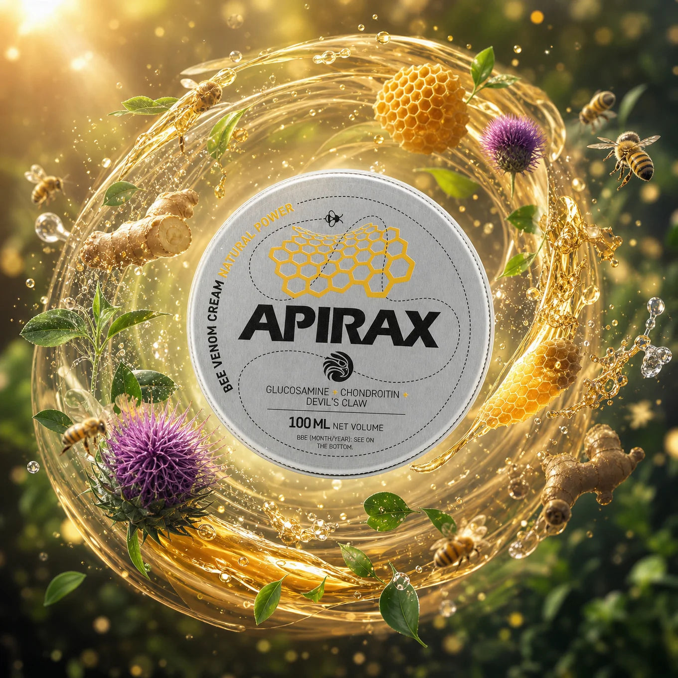 APIRAX Krema s čebeljim strupom • 100 ml
