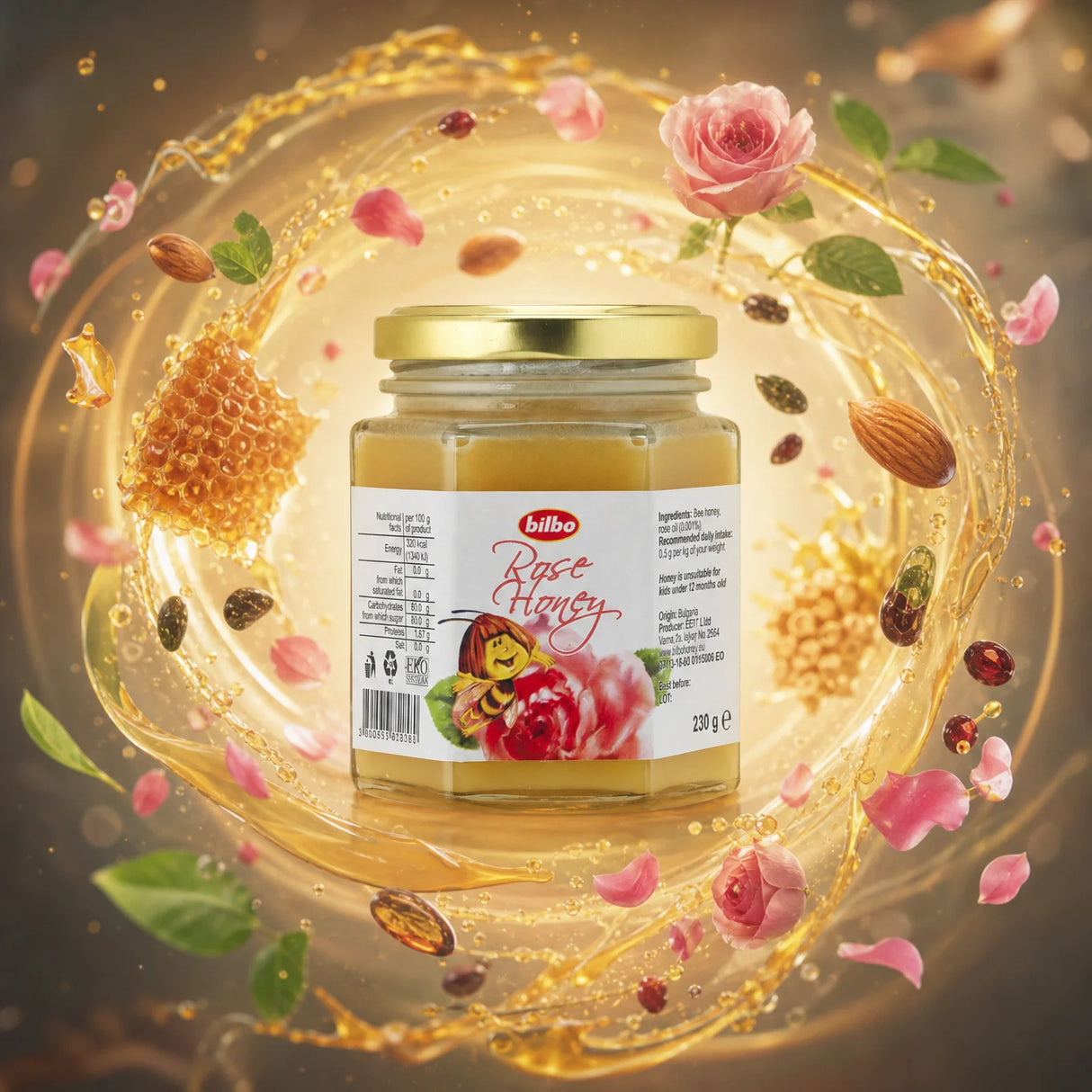 Bilbo surov sivkin med • 250 g