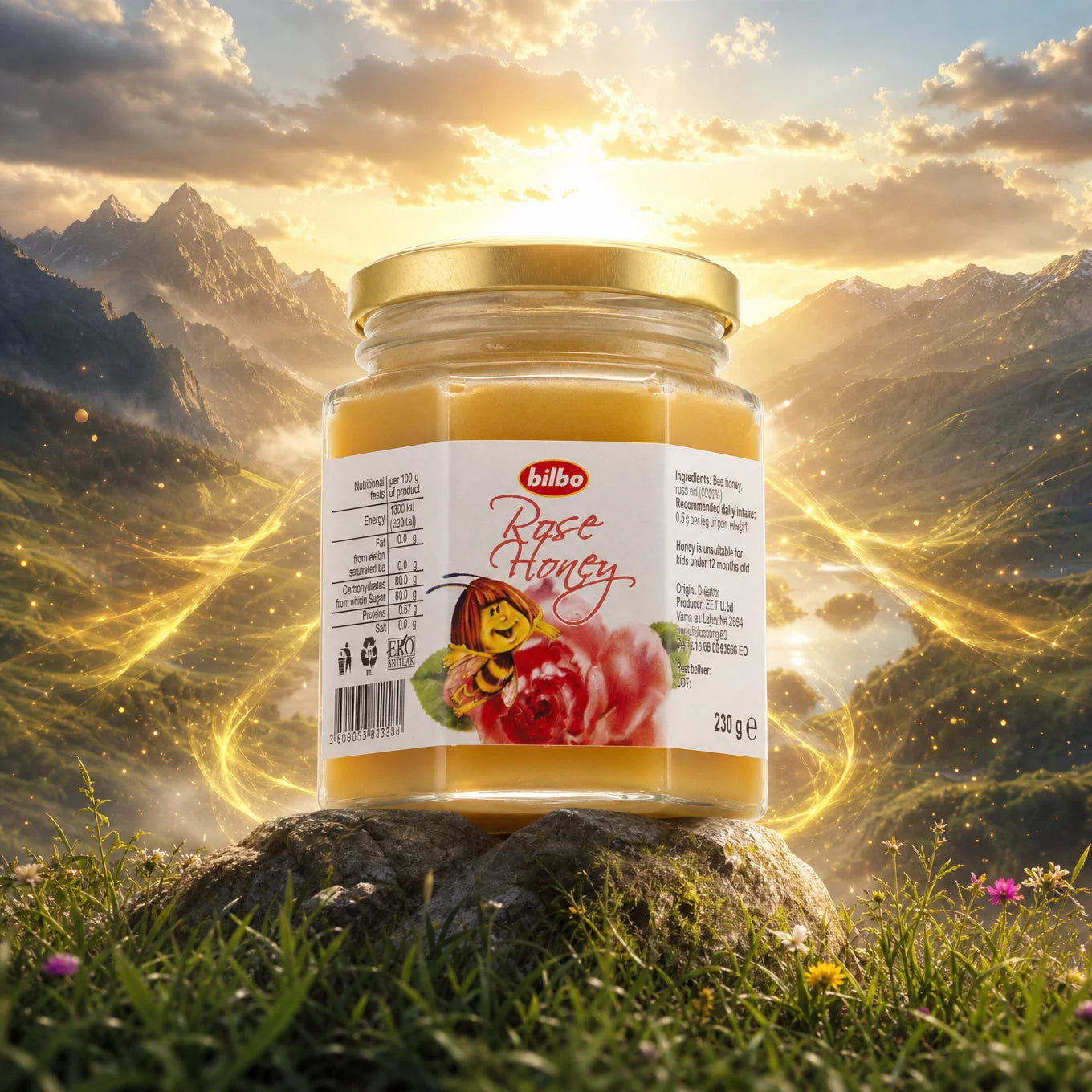 Bilbo surovi lipov med • 250 g