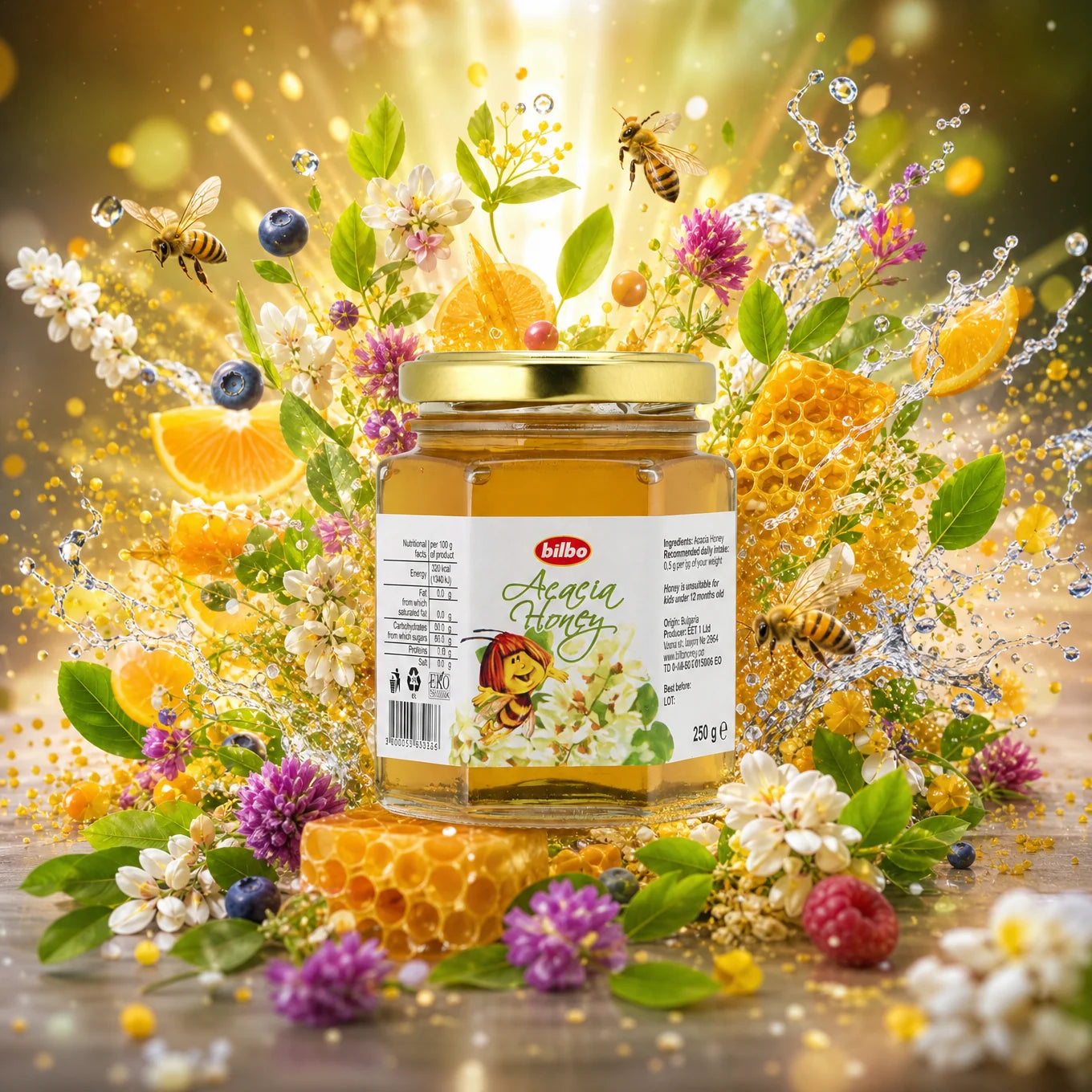 Bilbo surovi lipov med • 250 g