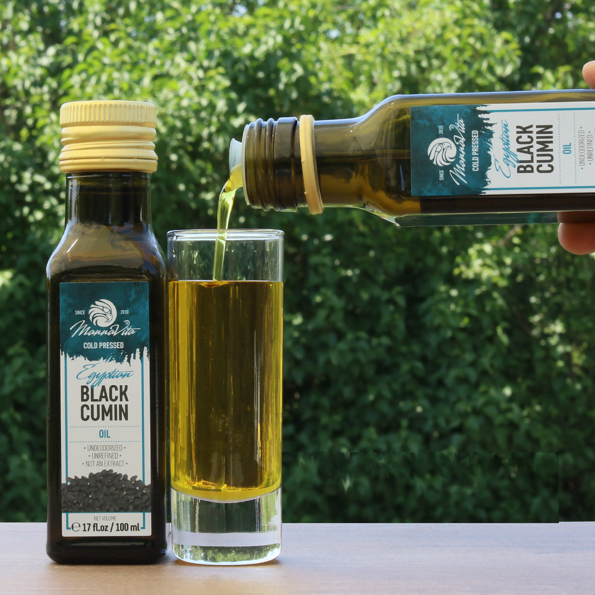 Mannavita hladno stiskano olje črnega kumina • 100 ml