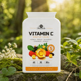 Mannavita Vitamin C kompleks • 250 mg bioaktivnega • 60 kapsul