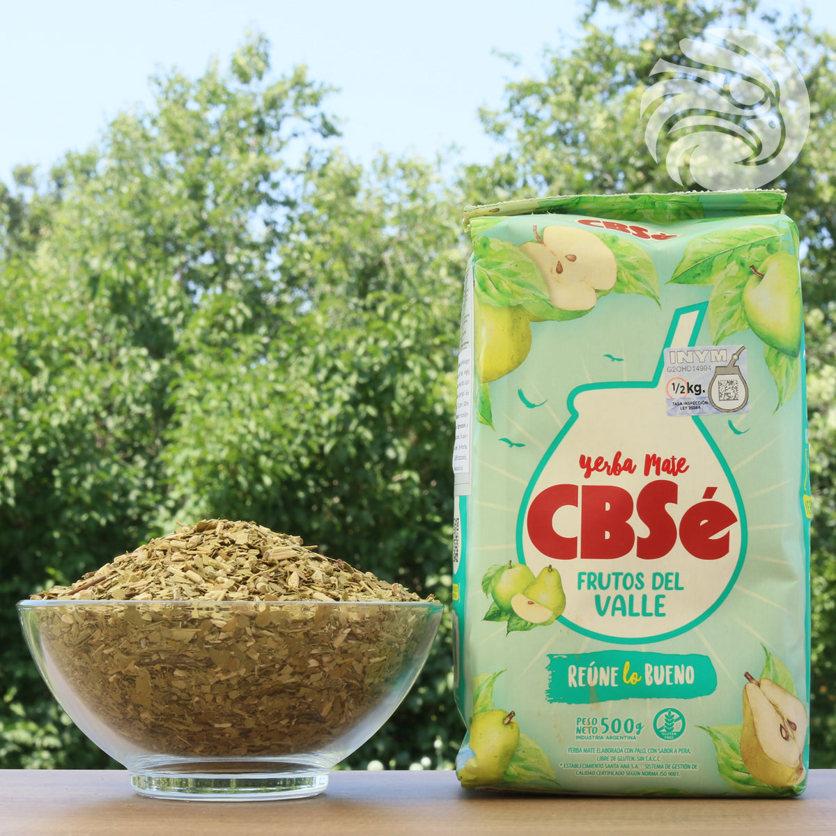 CBSé yerba mate • Frutos del valle, jabolko + hruška • 500 g