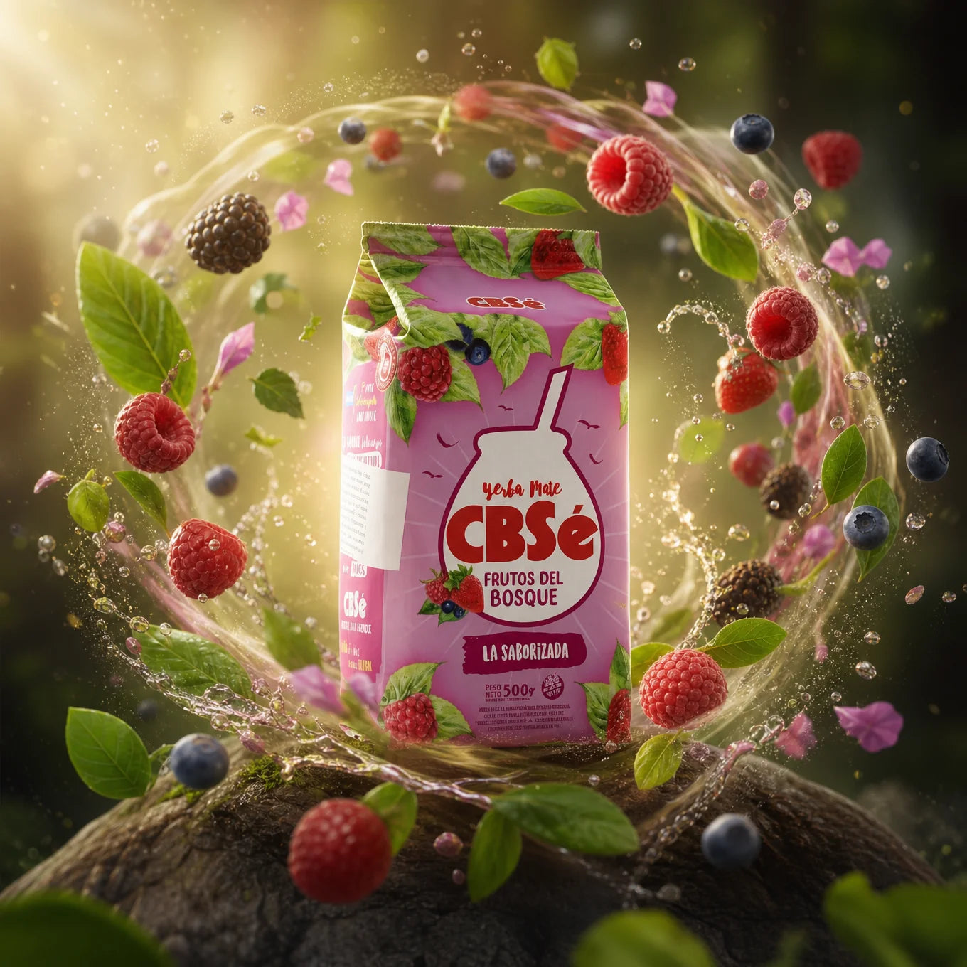 CBSé čaj yerba mate • gozdni sadeži • 500 g