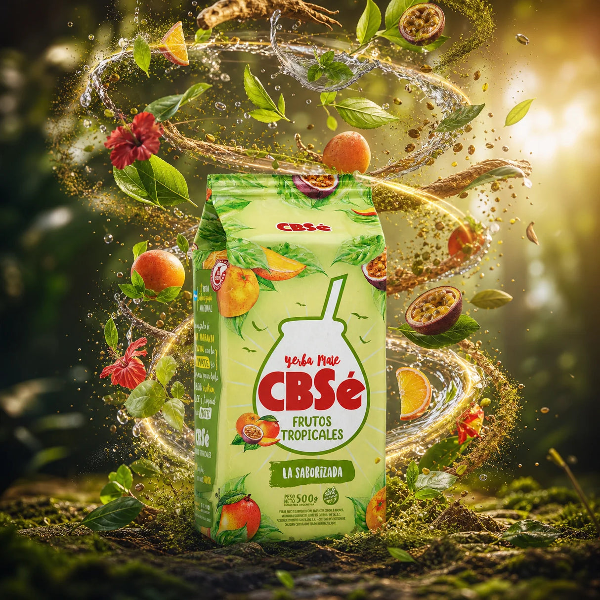 CBSé čaj yerba mate • gozdni sadeži • 500 g