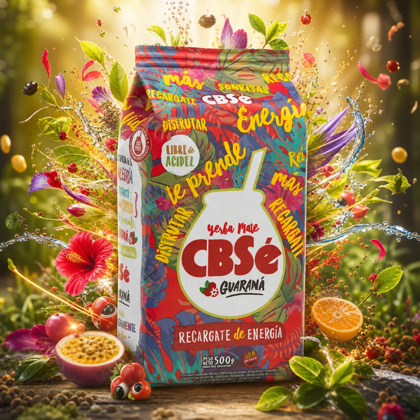 CBSé čaj yerba mate • gozdni sadeži • 500 g