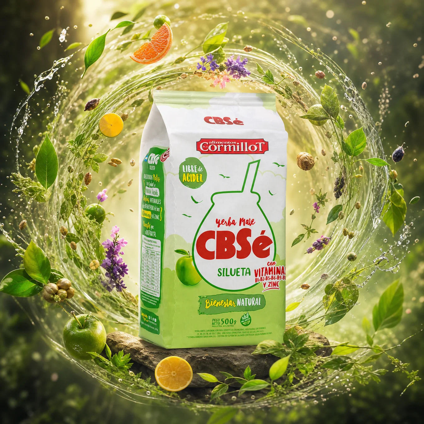 CBSé čaj yerba mate • gozdni sadeži • 500 g