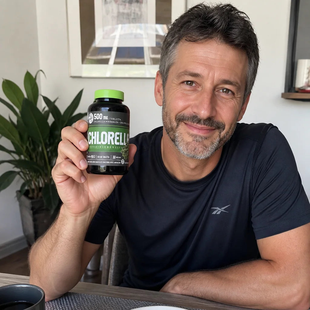 Mannavita Chlorella tablete 500 mg • 180 kos.
