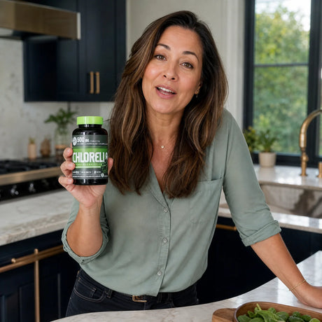 Mannavita Chlorella tablete 500 mg • 180 kos.