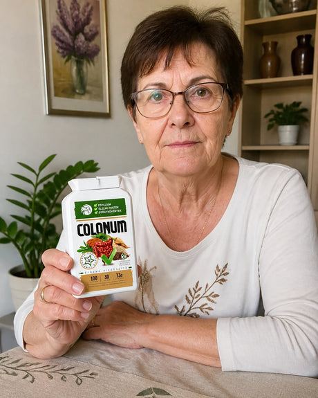 COLONUM • Kapsule za čiščenje črevesja in obnovo prebavil • 100 kapsul