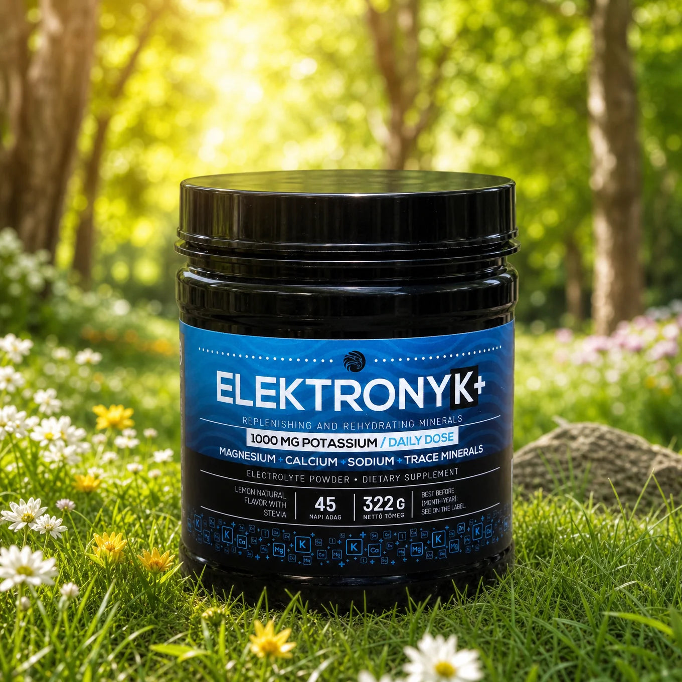 ElektronyK+ elektrolitski prašek s 1000 mg kalija • 322g