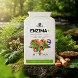 ENZIMA+ kompleks prebavnih encimov z Betain HCL • 90 kapsul