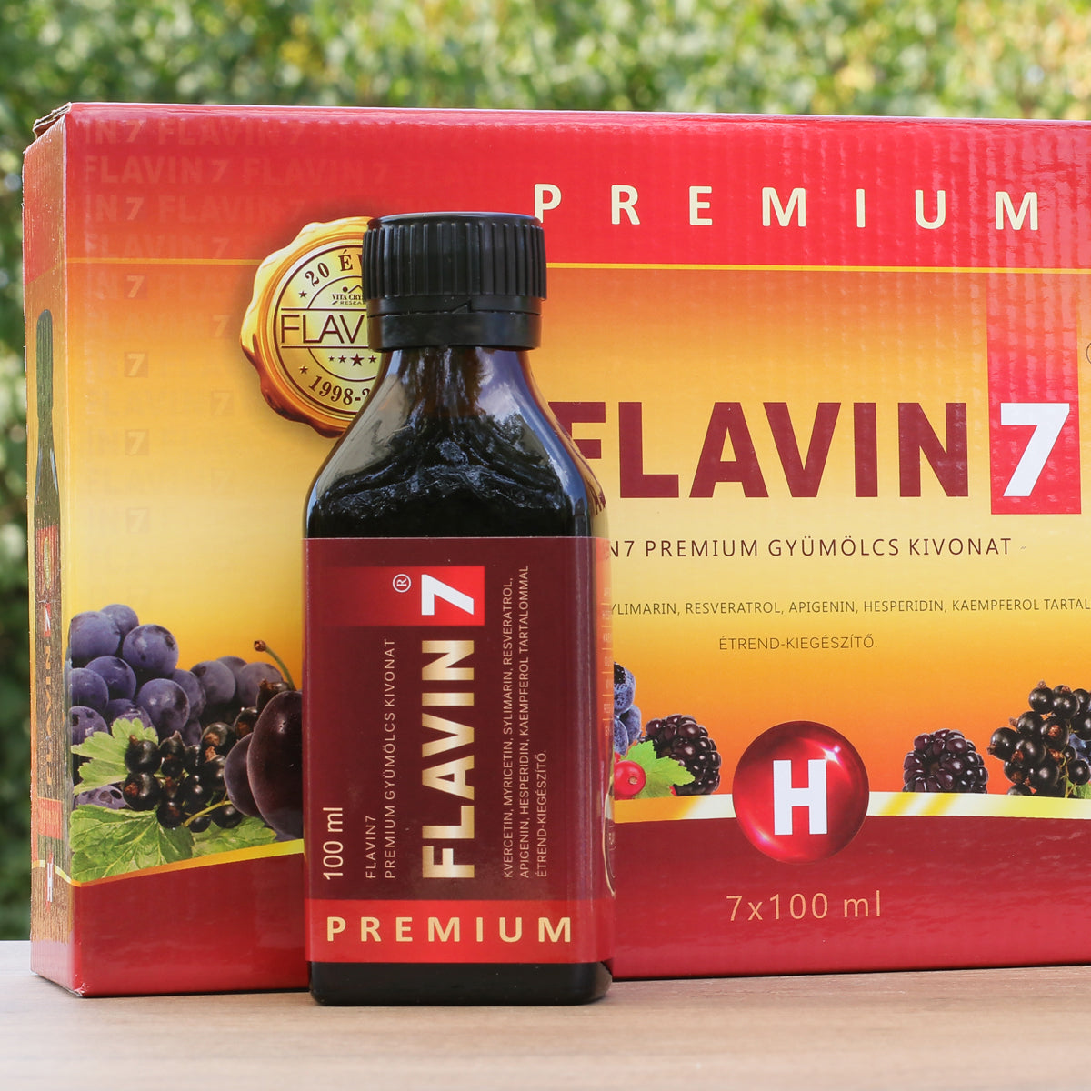 Flavin7 premium kompleks bioflavonoidov • 7 x 100 ml