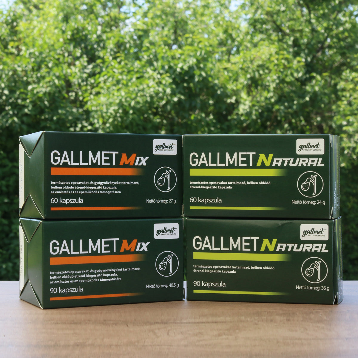 Gallmet Mix kapsule z žolčnimi kislinami in zelišči • 60 kos.