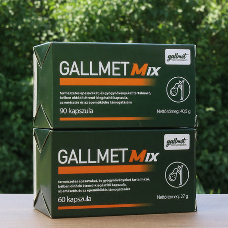 Gallmet Mix kapsule z žolčnimi kislinami in zelišči • 90 kos.
