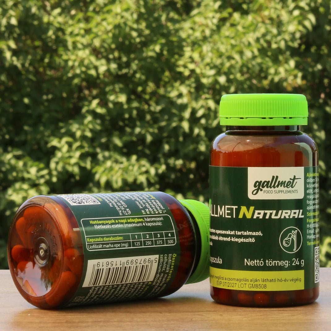 Gallmet Natural kapsule z žolčnimi kislinami • 60 kosov
